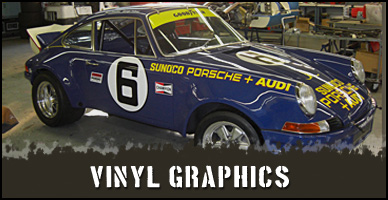 Custom Vinyl graphics and vintage car graphics