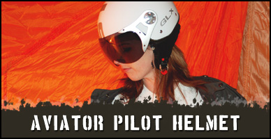 Aviator pilot motorcycle helmets