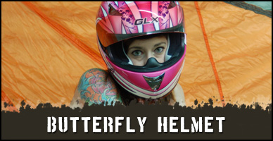 Ladies motorcycle helmets
