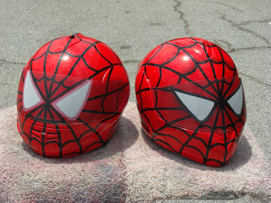 Spiderman Custom Football Visor